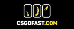 CSGOFast review and promo code card logo
